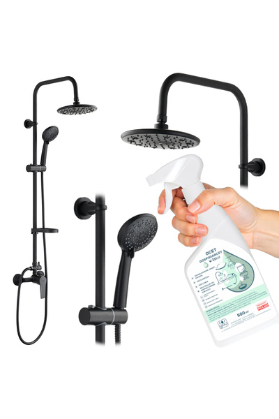 Other SET DE DUȘ ENNA cu baterie neagră + oțet de uz casnic