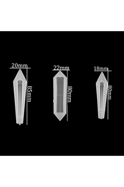 Choice5 مجموعة 3: قالب واحد من راتنج الإيبوكسي لصنع قلادة بندول كريستالي، قال...