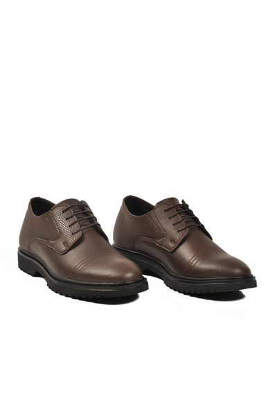 AYAKMOD 455 Lace-Up Brown Men's Casual Shoes