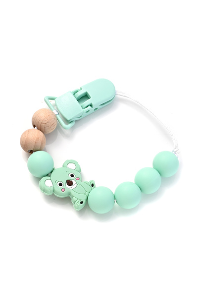 Choice5 لهاية أطفال بلاستيكية خضراء فاتحة اللون، مشبك لهاية، سلسلة حامل لهاية...