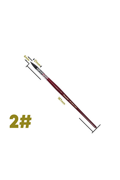 Choice3 فرشاة رسم يدوية احترافية رقم 2، قلم فرشاة ألوان مائية احترافي للرسم ب...