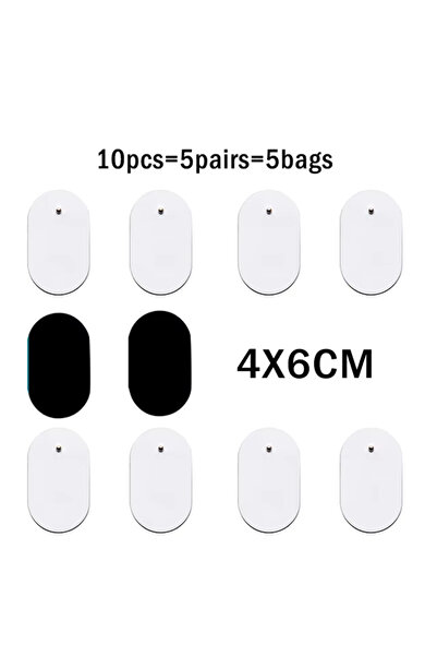 Choice8 4x6cm 10pcs 10/20PCS Silicone Gel Electrode Pads for Tens Machine Mas...