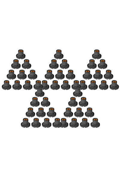 choice2 50 قطعة 80 قطعة حامل مصباح E27/E26 محول خراطيش حامل مصباح إديسون عتيق...