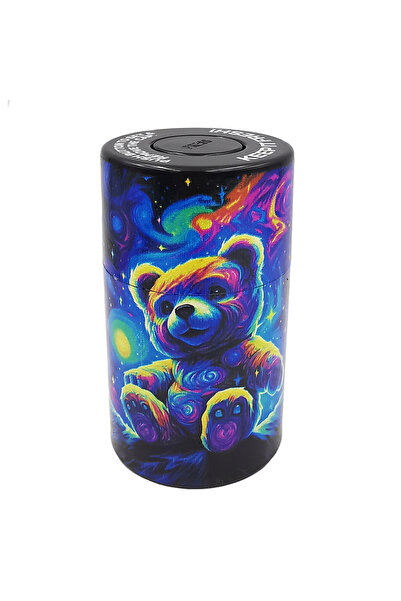 choice2 علبة بلاستيكية محكمة الإغلاق على شكل دب، لحفظ التبغ، محكمة الإغلاق بت...