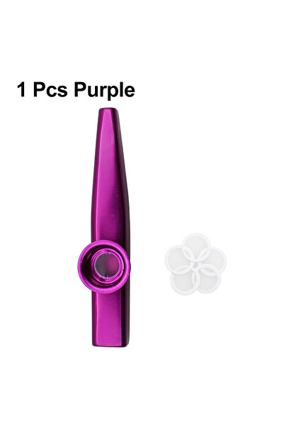 Choice9 1 Pcs Purple 10/20 Pcs Kazoo Metal Colourful Kazoos Orff Musical Inst...