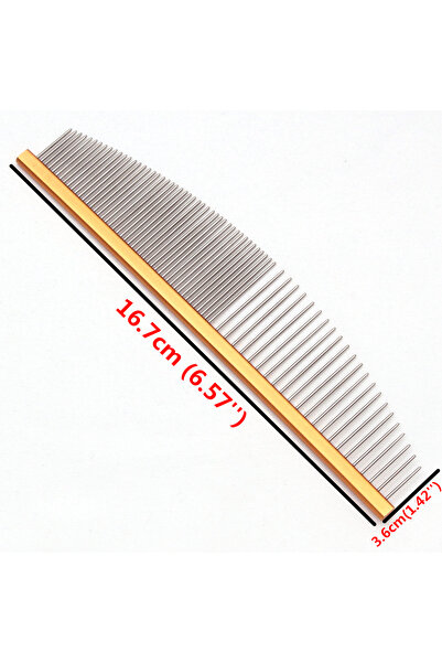 Choice 1Pcs 7999 Jin Pet Comb Aluminium Handle Dog Grooming Comb Colorful Cat...