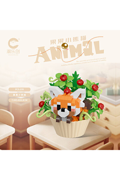 Choice22 بدون صندوق 7501 حلوى لطيفة حيوانات صغيرة باقة زهور في أصيص دمية كرتو...