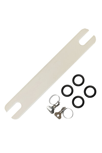 choice2 كرسي طعام للأطفال أبيض اللون، مسند للقدمين، مصنوع من خشب بامبو الطبيع...