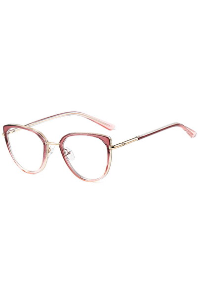 Techsuit Reflex PC (82290) - Gold/Pink Cat Eye Glasses