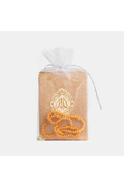 Hayrat Neşriyat Rose Scented Prayer Beads + Yasin Gift Set (Bag Size, Lafzatu...