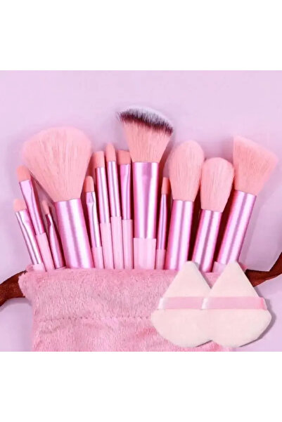 Choice5 مجموعة فرش مكياج وردية اللون مكونة من 13 قطعة، ناعمة ورقيقة، احترافية...