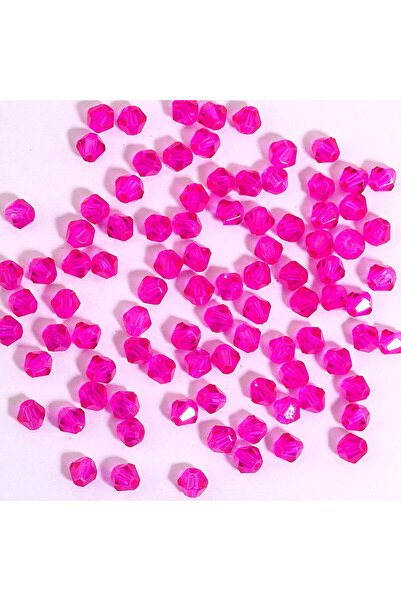 Choice23 4MM-100PCS 1 100Pcs 4MM Glass Beads Bicone Shaped Beads Faceted Crys...