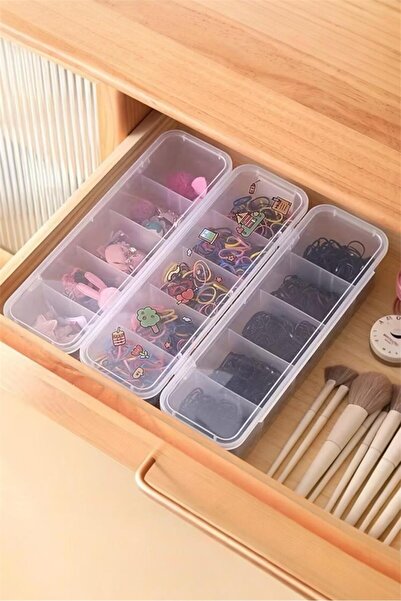 Bayev Vully 3 Pieces 5 Compartment Jewelry Organizer with Lid - Clasp Ring Ne...