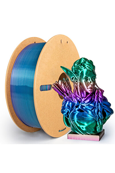 choice2 1KGUniverseGradient Silk Rainbow PLA Filament 1.75mm 500g/1KG Spool S...