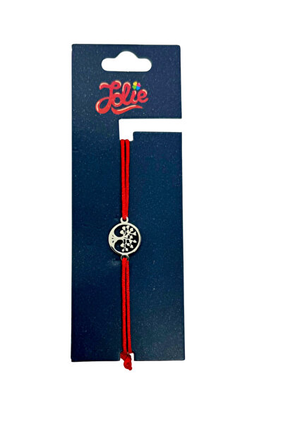 OEM Silver stainless steel bracelet with red string for children, Tree model,...