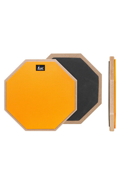 Choice6 12in yellow SLADE 8 Inch 12 Inch Drum Practice Pad Wooden Dumb Drum P...