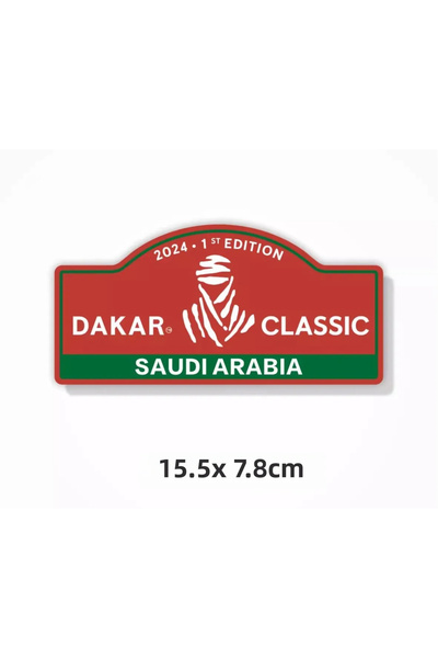 Choice6 ملصق سيارة لعبة رالي داكار الصحراوي 2024، هيكل السيارة، المصد، النواف...