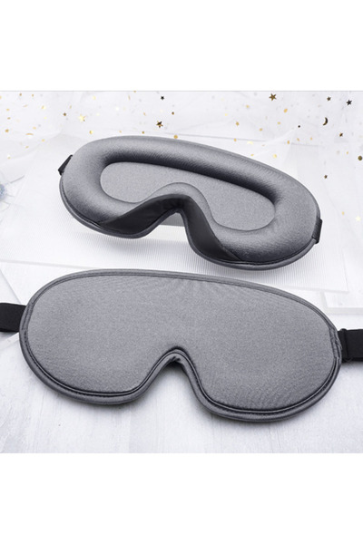 Choice3 قناع النوم حرير A-Gray (قناع حرير ) قناع نوم حريري ناعم ومريح للعينين...