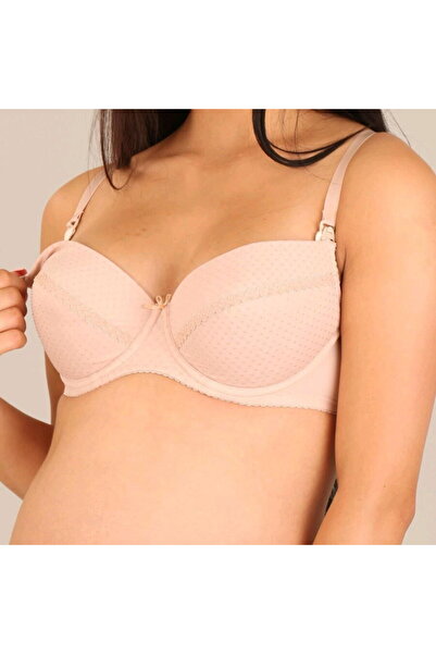 NEWBABY Semi-reinforced nursing bra New Baby Eva beige, size 80D