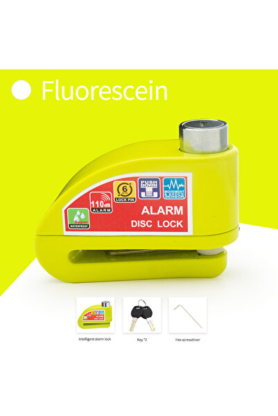 Choice4 جهاز إنذار للدراجات النارية والسكوتر والدراجات الهوائية باللون الأخضر...