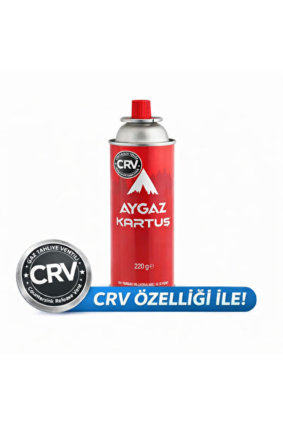 LUVİOR Profesyonel Bütan Kamp Gaz Kartuşu Valfli - 1 Adet