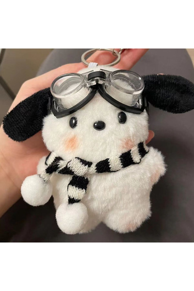 Choice6 Pilot Pacha Dog 2025 New Pochacco Key Chain Sanrio Cute Doll Girl Diy...