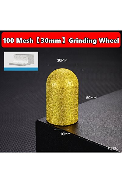 Choice 30mm 100mesh M10 Diamond Brazed Backwater Grinding Wheel Finger Bit Mi...