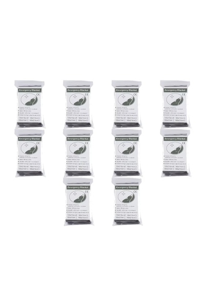 Choice4 10PCS 1-10PCS Emergency Blanket Outdoor Survive First Aid Military Re...