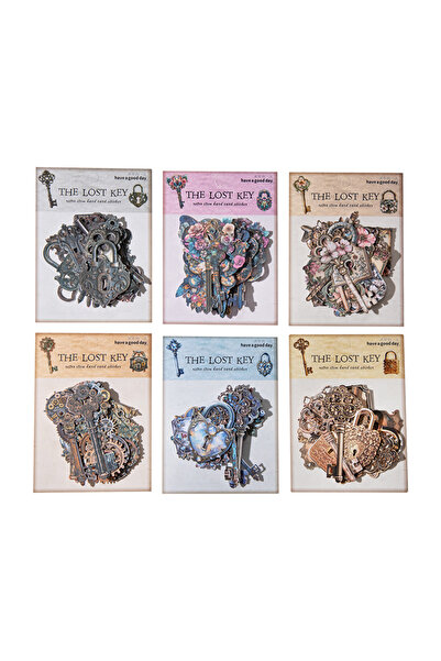 Choice5 full set JIANQI 20 pcs Flower lock key sticker pack Stickers Labels D...