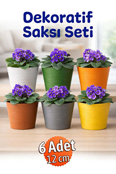Badem10 (6 ADET) Farklı Renkte Kırılmaz Geri Dönüştürülmüş Plastik Dekoratif ...