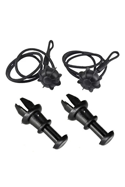 choice2 مشبكان، حبلان، 2/4 قطع، غطاء حبل رف الأمتعة الخلفي للسيارة، أرفف خلفي...