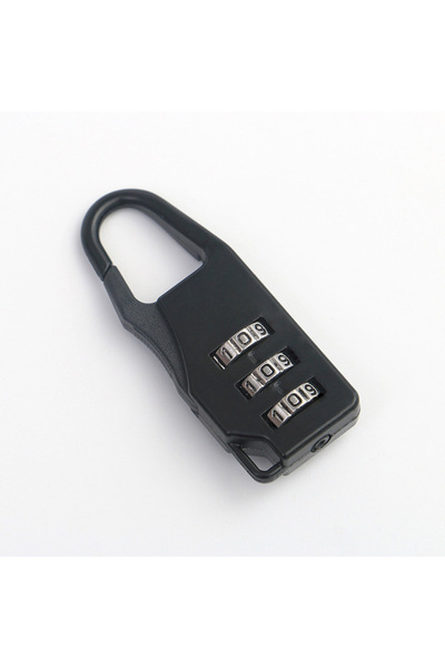 Choice5 حقيبة سفر صغيرة سوداء من إي جي فيرتور، مزودة برمز سري صغير ملون مكون ...