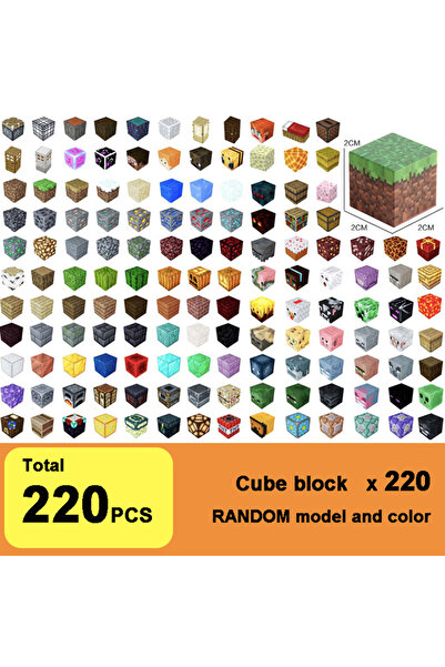 Choice6 مجموعة مكعبات مغناطيسية للأطفال مكونة من 220 قطعة - مجموعة بناء عالم ...