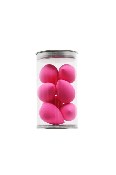 Choice6 مجموعة من 8 قطع من إسفنجات المكياج الصغيرة مع علبة تخزين - مثالية لمز...