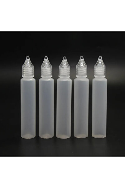 choice2 زجاجة بلاستيكية سعة 30 مل، 5 قطع، زجاجة قطارة بلاستيكية فارغة طويلة و...