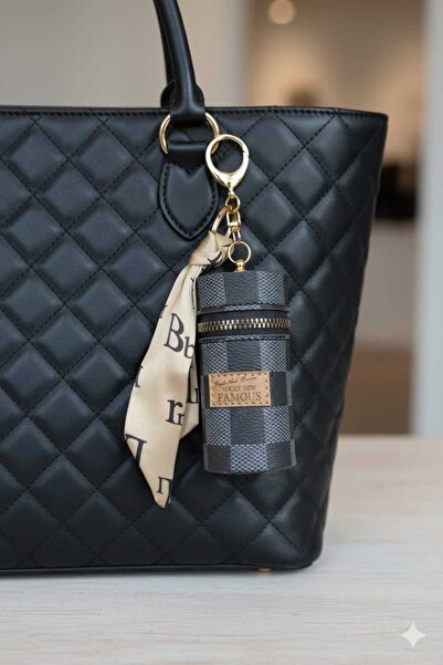 MİRMERRY Siyah Çanta Aksesuarı Vintage Charm Bozuk Para Cüzdanı Anahtarlık Ru...