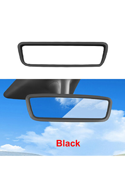 choice2 M3Y Black Rear View Mirror Protector Frame Cover For Tesla Model 3 Y ...