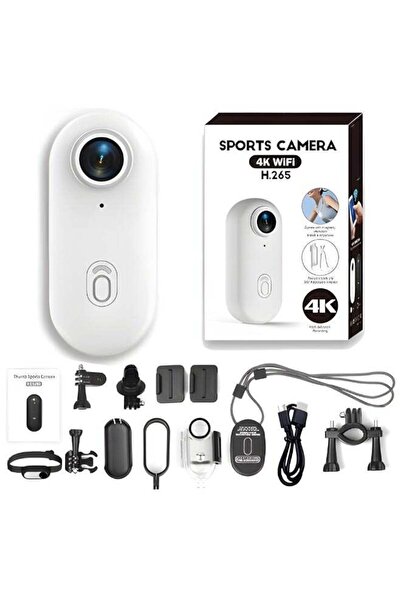 AI LIFE 4K Mini Action Camera WiFi Touch Screen 30m Waterproof Magnetic Mount...