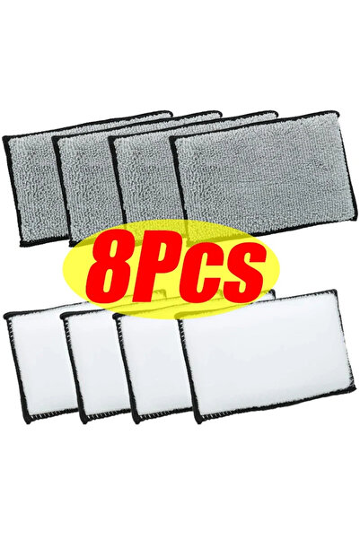 Choice3 8 قطع أو 2-10 قطع من أدوات تنظيف السيارات، إسفنجة تنظيف ناعمة مزدوج ا...