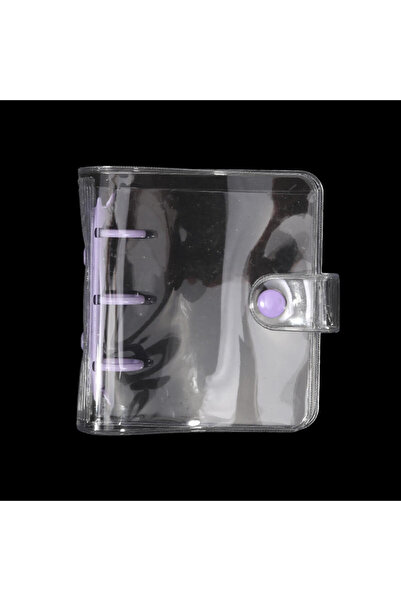 Choice11 Purple shell Creative Cute Transparent Mini Loose-leaf Hand Book Stu...