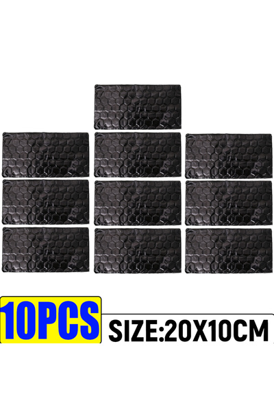 Choice3 10 قطع من ألواح عازلة للصوت ذاتية اللصق من مادة البوتيل، من 1 إلى 10 ...