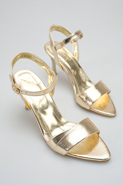 BUNİPARK Katey Ankle Strap Thin Heeled Pointed Toe Sandals