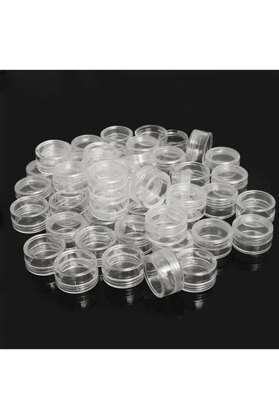 Choice5 50 قطعة 3 غرام، 50/20/10 قطع 2-5 غرام، عبوات كريم شفافة، زجاجات تجميل...