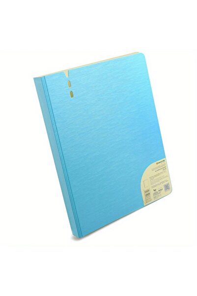 choice2 Blue NEW Perforated Folder 4-Hole D-Shaped Binder Transparent Shell P...