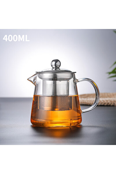 Choice4 400ml 400ml/1350ml Filterable Heat-resistant Thickened Glass Teapot H...