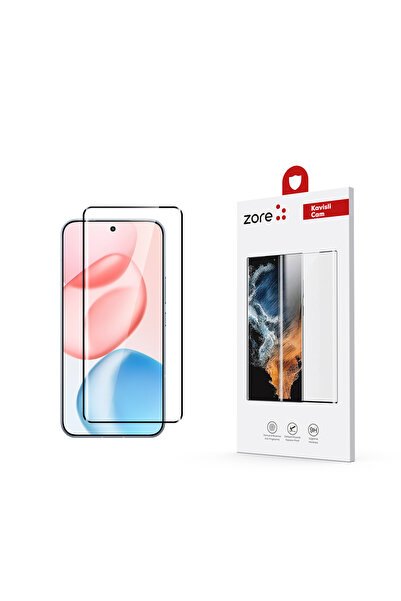 Maks Technology Honor 400 Pro MKST Full Yapışkanlı Cam Ekran Koruyucu - Şeffaf