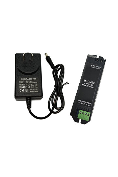 Choice5 AMP And AU Plug Muxeark 12V3A Power Adapter 2-Channel AUX TWS Mini Bl...