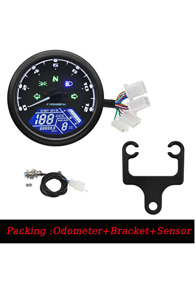 Choice5 عداد سرعة رقمي عالمي للدراجات النارية SS0012-4 مع تروس حتى 12000 كم/س...