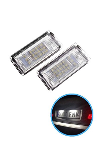 GÜMRÜK BEY BMW E46 LED Plaka Lambası 12V Su Geçirmez 2’li Set - Beyaz 6500K