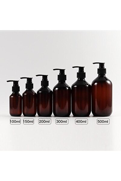 Choice9 100ML brown 100/150/200/300/400/500ml Shampoo Refillable Bottles Pump...